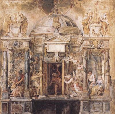Peter Paul Rubens The Temple of Fanus (mk01) China oil painting art